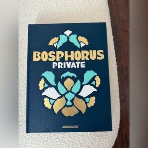 Assouline Bosphorus Private Book with Gold and Teal Accents